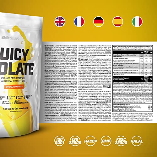 BioTechUSA Juicy Isolate | Gluten-Free, Lactose-Free, Sugar-Free | Refreshing Protein Soft Drink BioTechUSA buy supplements canada