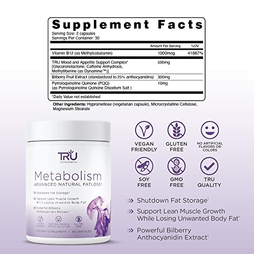 TRU Metabolism, Advanced Fat Loss, Fight Cravings, Boost Mood, No Jitters or Crash TRU Supplements buy supplements canada