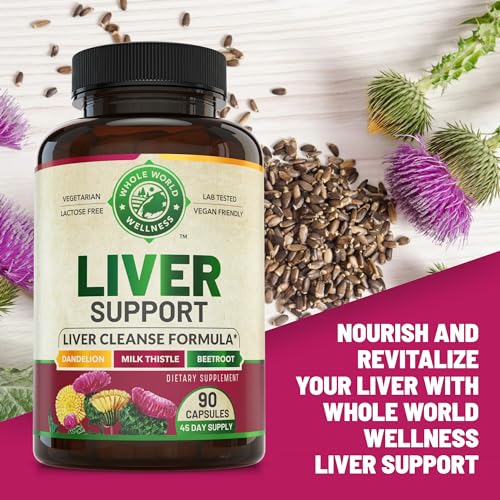 Liver Cleanse Detox & Repair Formula. Liver Support Supplement with Dandelion Root Silymarin WHOLE WORLD WELLNESS buy supplements canada