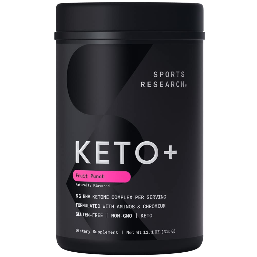 Sports Research Keto Plus Exogenous Ketones with goBHB - 30 Servings | Keto Electrolyte Sports Research buy supplements canada