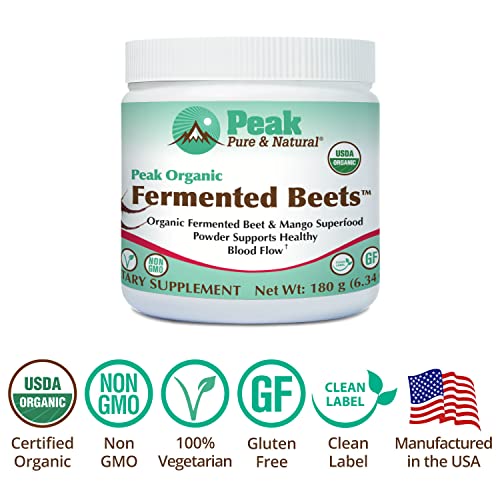 Peak Pure & Natural Peak Organic Fermented Beets - Organic Fermented Beet Powder Peak Pure & Natural buy supplements canada