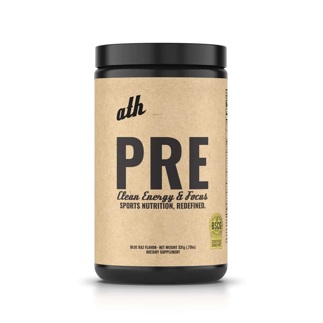 ATH PRE, Natural Plant Based Pre Workout, Low Caffeine, Low Stim, Pump, Clean Ingredients ATH buy supplements canada