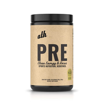 ATH PRE, Natural Plant Based Pre Workout, Low Caffeine, Low Stim, Pump, Clean Ingredients ATH buy supplements canada