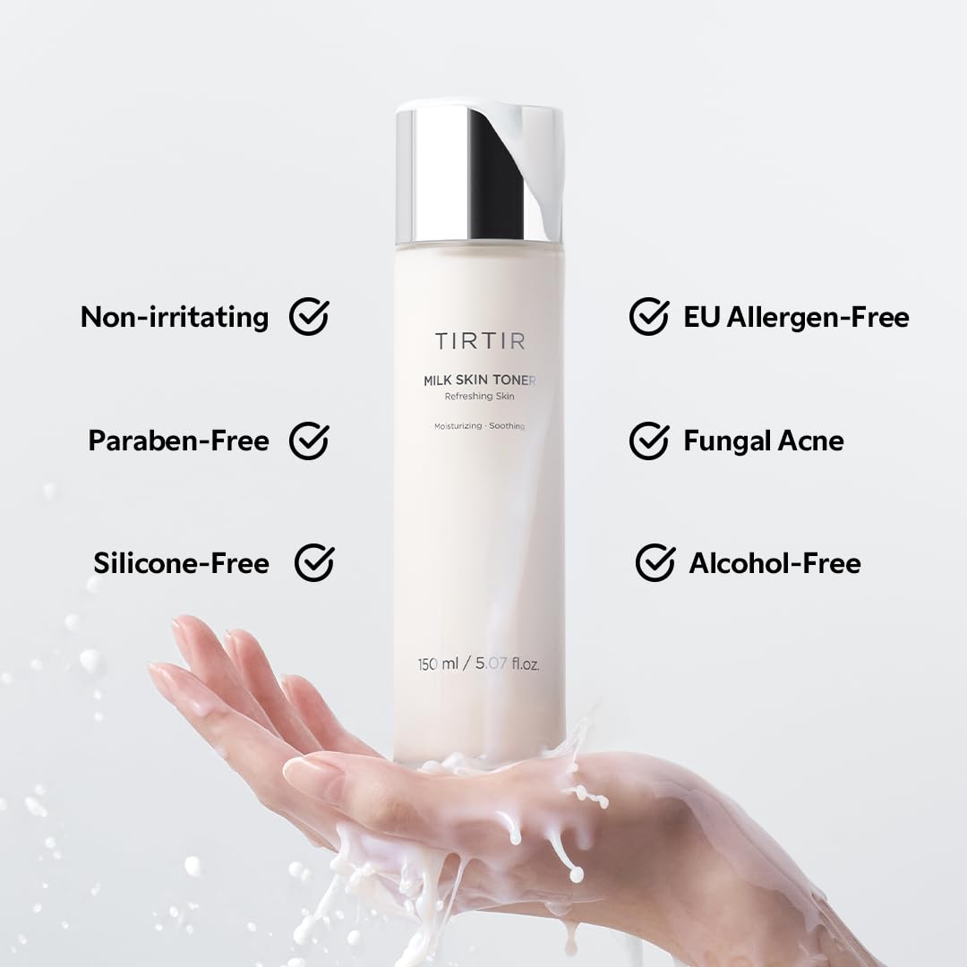 TIRTIR Milk Skin Rice Toner - Deep Moisturizing, Hydrating and Refreshing for face, Niacinamide, Ceramide, Rice Bran Extract TIRTIR buy supplements canada