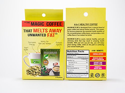 Maximum Slim The Healthy 4-in-1 Organic Green Coffee That Boost Metabolism & Detox Your Body Maximum Slim buy supplements canada