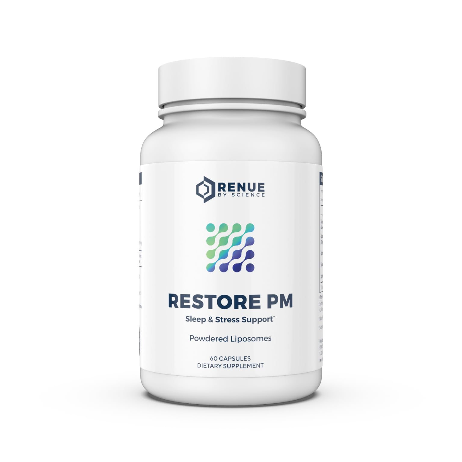 Renue By Science Restore PM | Liposomal Melatonin GABA Supplements | 60 Capsules with Melatonin (3.5mg) 5HTP (100mg) Glutathione (65mg) Apigenin (75mg) GABA (150mg) - Non-GMO | Made in The USA Renue By Science buy supplements canada