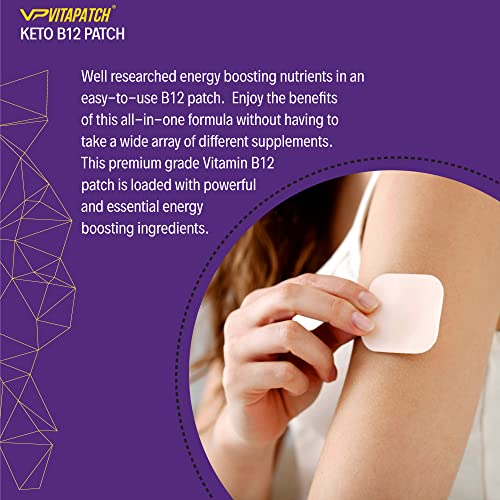 VitaPatch Keto Patch with B12 Methylcobalamin and Vitamin Guarana B12 Patch for Energy VitaPatch buy supplements canada