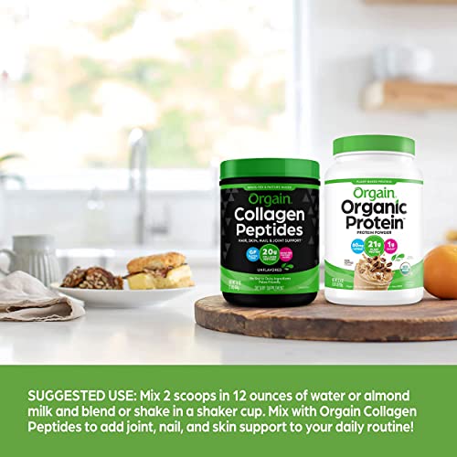 Orgain Organic Vegan Protein Powder, Iced Coffee - 21g Plant Based Protein, Gluten Free Orgain buy supplements canada