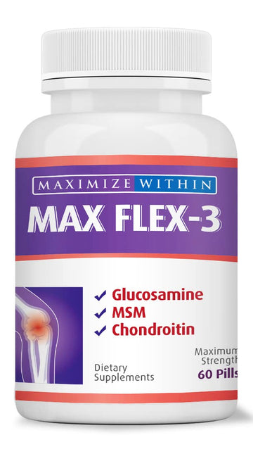 Maximum Slim Max Flex-3 Pain Relief Formula with Green Lipped Mussel - 60 Count Maximum Slim buy supplements canada