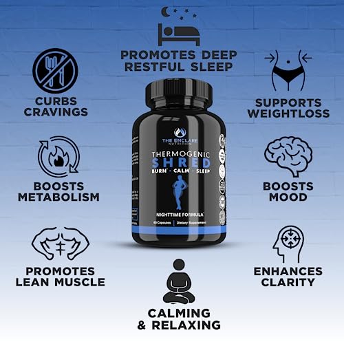 Thermogenic Shred - Fat Burner Sleep Aid Diet Pills, Appetite Suppressant for Weight Loss THE ENCLARE NUTRITION buy supplements canada
