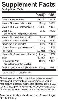 Therems Multiple Vitamin 130 Tabs RUGBY LABORATORIES buy supplements canada
