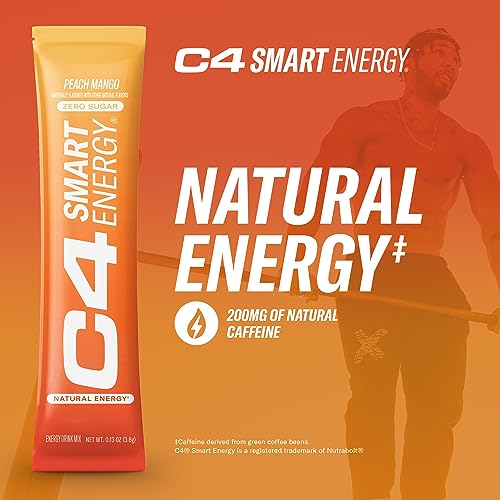 C4 Smart Energy Powder Stick Packs - Sugar Free Performance Fuel & Nootropic Brain Cellucor buy supplements canada