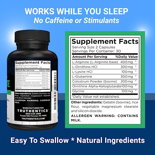 TRUTHENTICS Night Metabolism Booster for Men & Women - Night Time Fat Burner TRUTHENTICS buy supplements canada