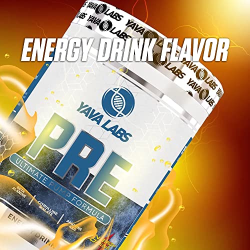 Yava Labs PRE Workout Ultimate Pump Formula (Energy Drink) Yava Labs buy supplements canada