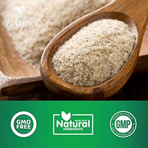 High Absorption Psyllium Husk Capsules 1450mg, Natural Soluble Fiber Supplement Non-GMO Nature's Nutrition buy supplements canada