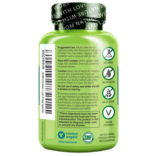 NATURELO Eye Vitamins - AREDS 2 Formula Nutrients with Lutein, Zeaxan NATURELO buy supplements canada