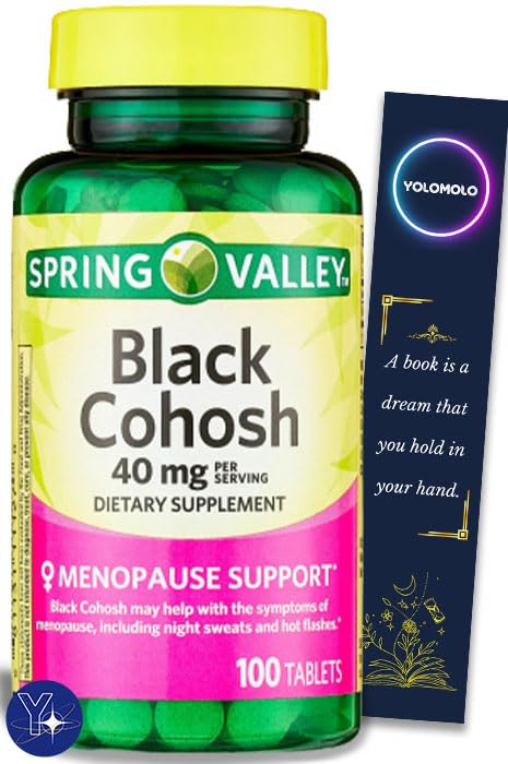 Black Cohosh Menopause Support Dietary Supplement Tablets Spring Valley YOLOMOLO buy supplements canada