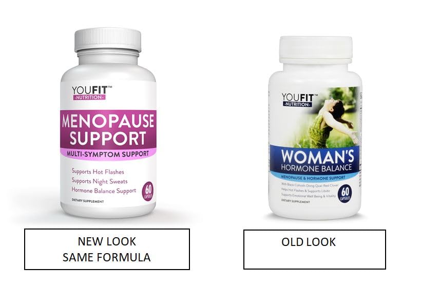 YouFit Nutrition Menopause Relief Capsules for Women - Natural Menopause Supplements for Women - Complete Day and Night Menopause Support - Reduces Hot Flashes, Stress, Night Sweats - 30 Servings YouFit Nutrition buy supplements canada