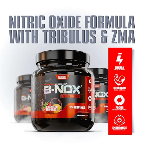 Betancourt Nutrition B-Nox Androrush Pre Workout with Creatine Blend | BCAAs & Beta Betancourt Nutrition buy supplements canada