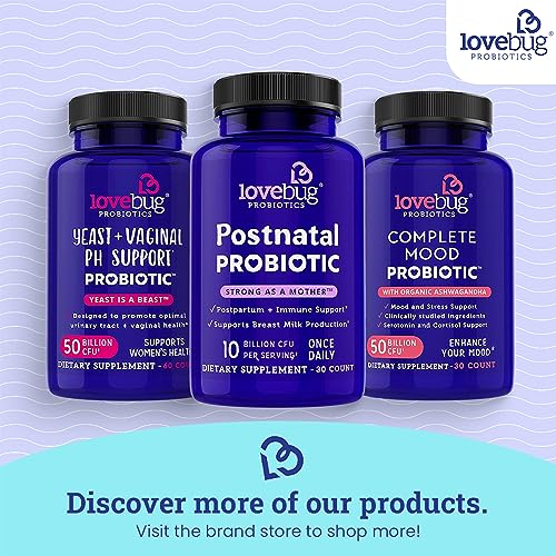 Lovebug Complete Mood Probiotic | 10 Clinically Studied Probiotic Strains & Patented lovebug PROBIOTICS buy supplements canada
