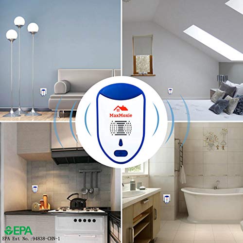 MaxMoxie Ultrasonic Pest Repeller, Humane Mice Control Electronic Insect MaxMoxie buy supplements canada