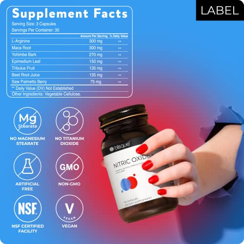 Blisque – Natural Nitric Oxide Booster Supplement for Blood Flow Support and Circulation Blisque buy supplements canada
