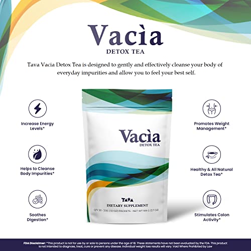 Tava Vacia Detox Tea Supplement, Boosts Energy, Supports Joint Mobility and Immune System TAVA buy supplements canada