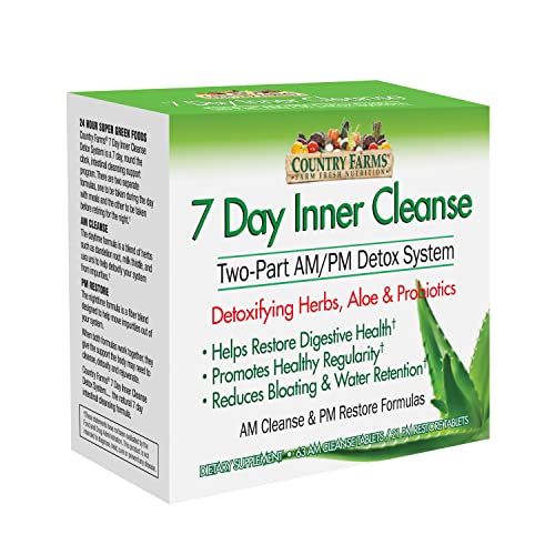 COUNTRY FARMS 7 Day Inner Cleanse, AM/PM Detox System, Detoxifying Herbs COUNTRY FARMS buy supplements canada