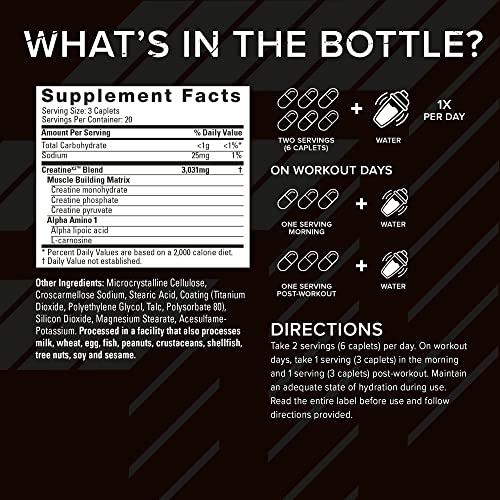 Six Star Creatine Pills Post Workout X3 Creatine Capsules | Creatine Monohydrate Blend Six Star buy supplements canada