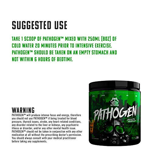 Outbreak Nutrition Pathogen Pre Workout with Beta-Alanine, Energy Boosting Muscle Outbreak Nutrition buy supplements canada