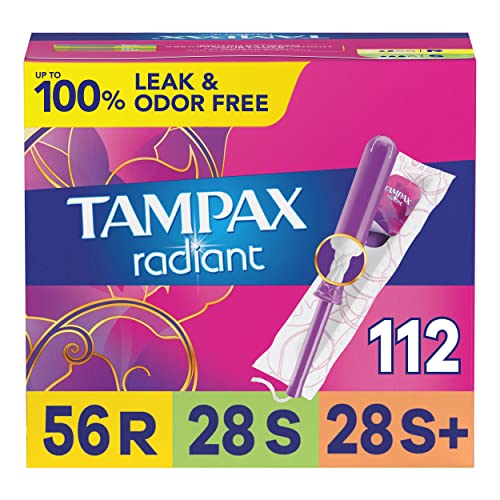 Tampax Radiant Tampons Multipack, Regular/Super/Super Plus Absorbency, With Leakguard Braid Tampax buy supplements canada