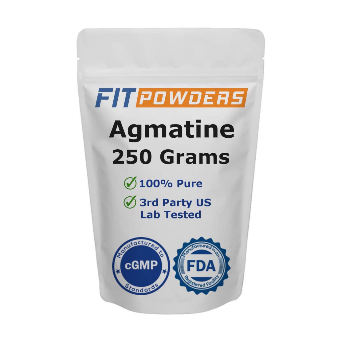 FitPowders Agmatine Sulfate Powder 250 Grams (Multiple Sizes) Strength and Pump FitPowders buy supplements canada