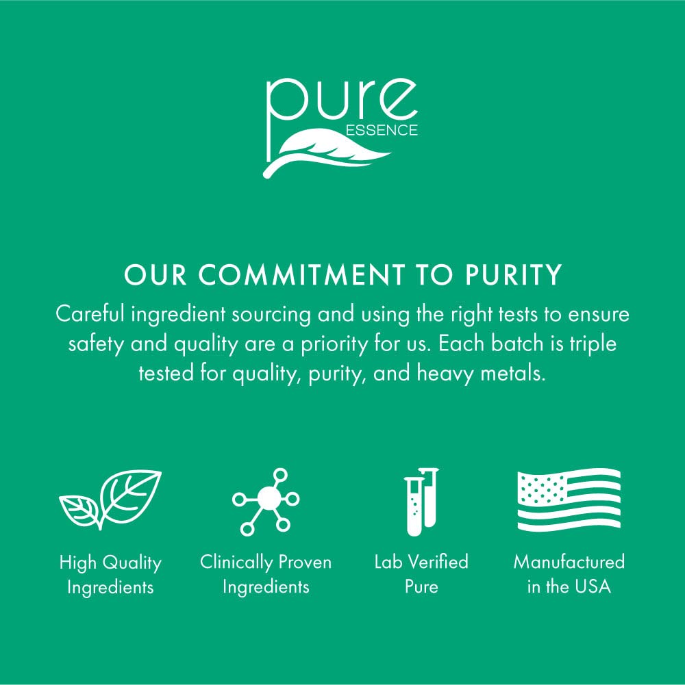 Energy Plus by Pure Essence - Caffeine Free, All Natural Herbal Energy and Focus Supplement - Smooth, No Jitters No Crash - 60 Tablets PURE ESSENCE LABS buy supplements canada