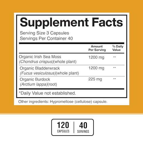 American Standard Supplements Irish Sea Moss 1200mg, Bladderwrack 1200mg American Standard Supplements buy supplements canada
