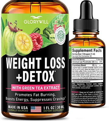 Weight Loss Drops Natural Detox Made in USA - Diet Drops for Fat Loss - Effective Appetite FQQF buy supplements canada