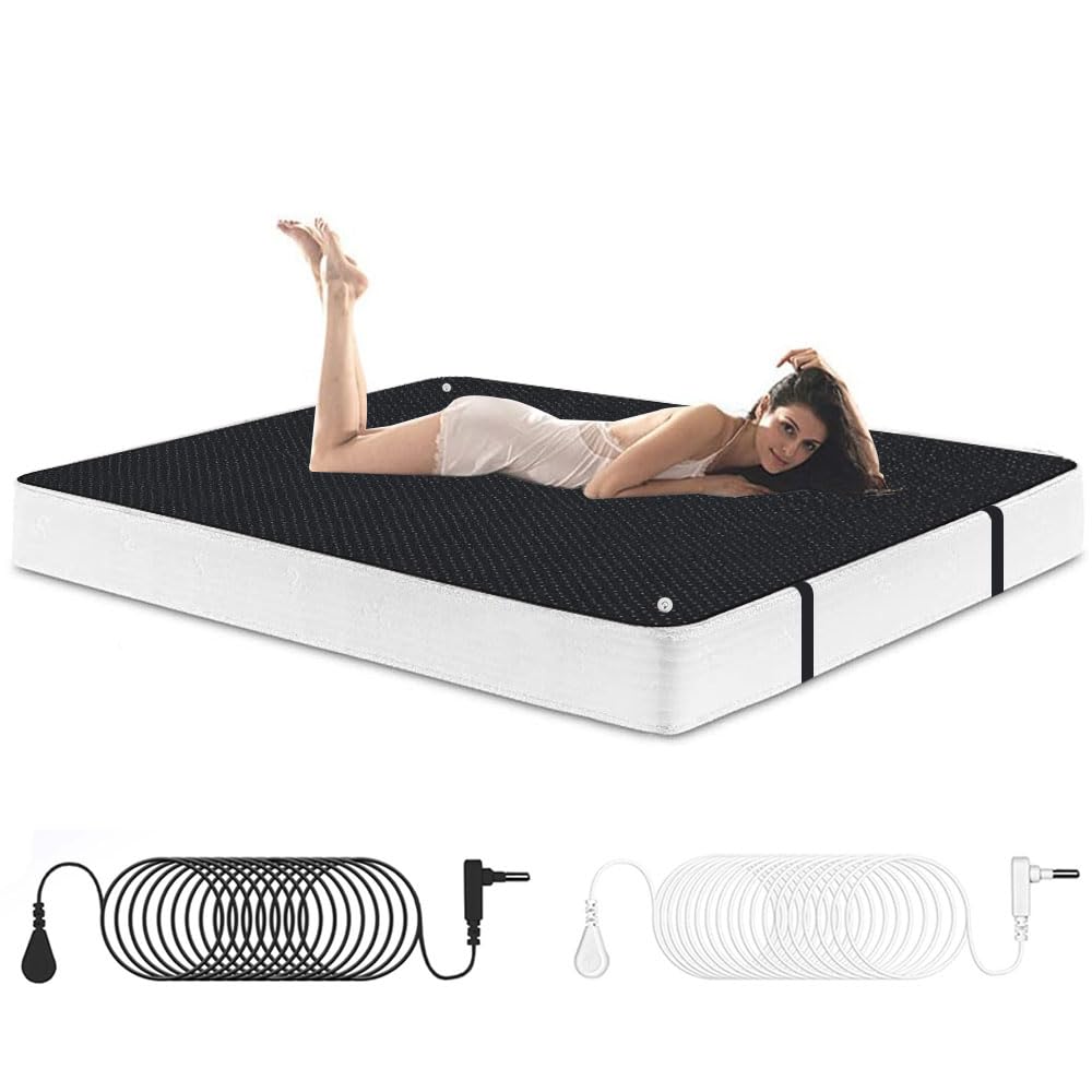 LDDJIOD Grounding Mat for Bed with 2 Grounding Cords, Conductive Grounding Sheet LDDJIOD buy supplements canada