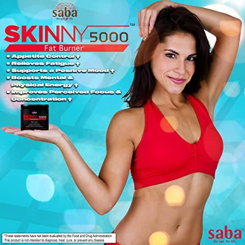 Saba Skinny 5000 -Fat Loss -Weight Loss-Appetite Control -Mild Jitter-Free Energy- Focus Saba buy supplements canada