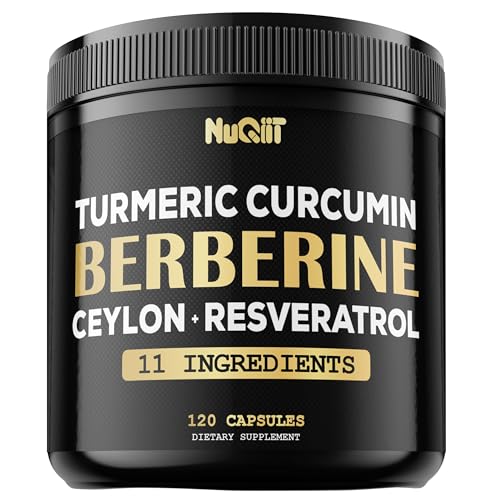 Berberine Supplement 14000mg Turmeric Curcumin 4500mg Trans-Resveratrol 4500mg Nuqiit buy supplements canada