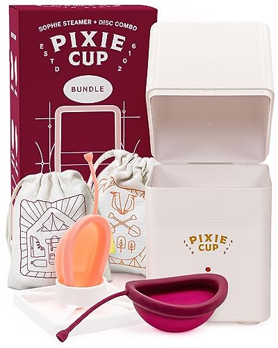 Pixie Menstrual Cup Sterilizer + Large & Small Pixie Disc - Kill 99.9% of Germs with Menstrual Cup Pixie Cup buy supplements canada