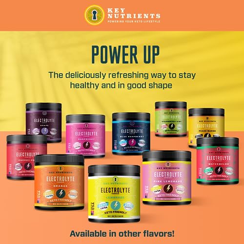 Key Nutrients Electrolytes Powder - Tropical Peach Mango Drink Mix 90 Servings KEY NUTRIENTS buy supplements canada
