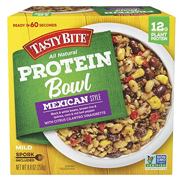 TASTY BITE Mexican Protein Bowl, 8.8 Ounce, Pack of 6, Ready to Eat, Microwaveable TASTY BITE buy supplements canada