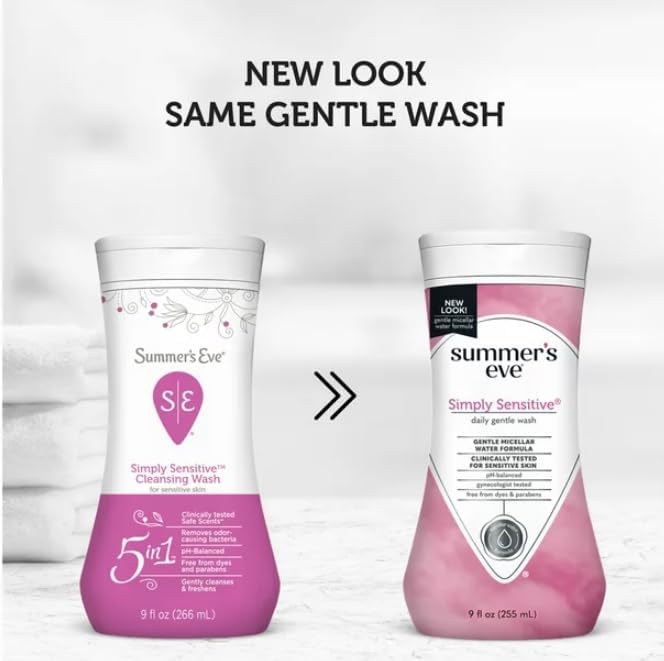 Summer's Eve Cleansing Wash | Simply Sensitive | 9 Ounce | pH-Balanced | Dermatologist & Gynecologist Summer's Eve buy supplements canada