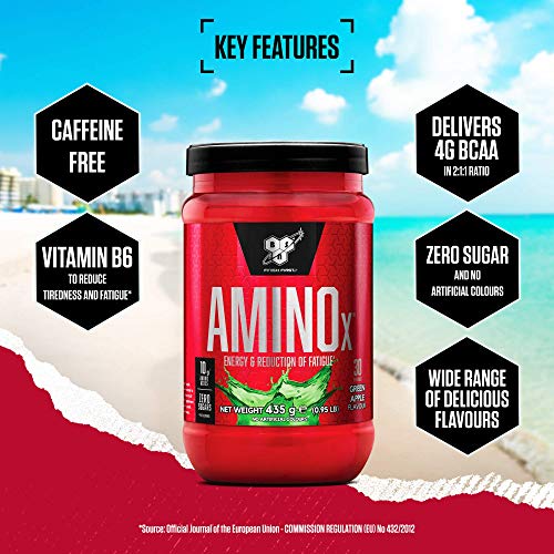 BSN Nutrition Amino X Supplement with Vitamin D, Vitamin B6 and Amino Acids, Green BSN buy supplements canada
