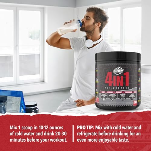 High IQ Nutrition 4 in 1 Lychee Flavored Pre Workout Powder 200mg Caffeine | Energy, Focus High IQ Nutrition buy supplements canada