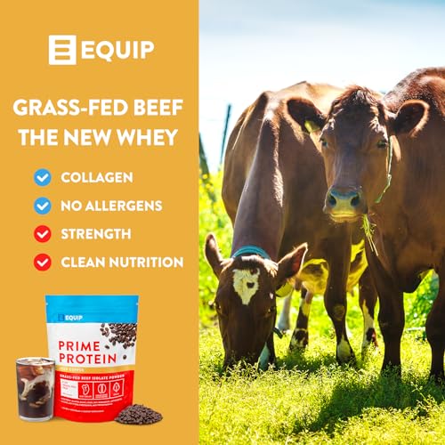 Equip Foods Prime Protein - Grass Fed Beef Protein Powder Isolate - Paleo and Keto Equip buy supplements canada