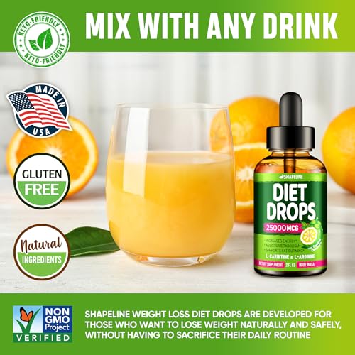 (Pack of 2) Weight Loss Drops - Made in USA - Appetite Suppressant for Women & Men SHAPELINE buy supplements canada