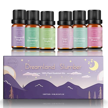 WECONA Essential Oils for Diffusers For Home - Dreamland Slumber Aromatherapy Oils Set WECONA buy supplements canada