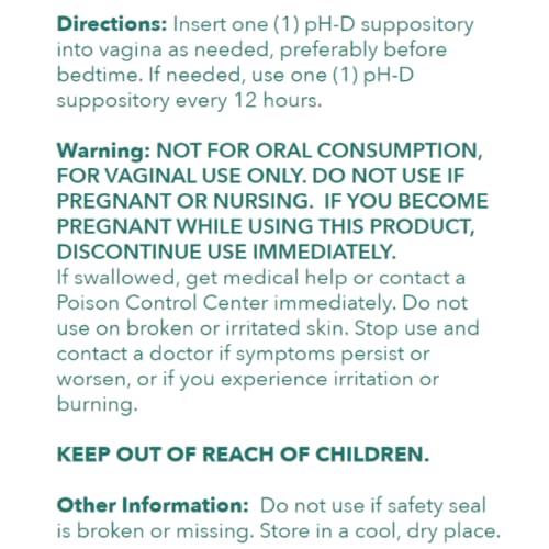 pH-D Feminine Health - Boric Acid Starter Bundle - pH-D Boric Acid Vaginal Suppositories 12 Count pH-D Feminine Health Support buy supplements canada