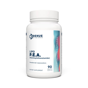 Renue By Science P.E.A | Liposomal Pea Palmitoylethanolamide Supplement | 90 P.E.A Capsules - 250mg Palmitoylethanolamide per Serving | Non-GMO | Made in The USA & Third-Party Tested Renue By Science buy supplements canada